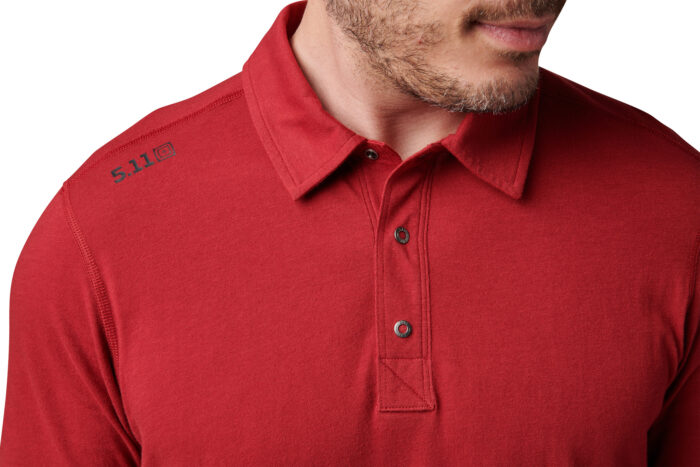 Archer Polo majca kratkih rukava - Crvena - Slika 4
