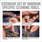 MASTER CLEANING STATION® HANDGUN - Podloga i set alata za ciscenje pistolja - Slika 12
