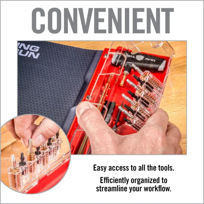 MASTER CLEANING STATION® HANDGUN - Podloga i set alata za ciscenje pistolja - Slika 9