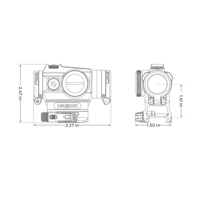 Holosun HE 515 CT RD titanium - Slika 7