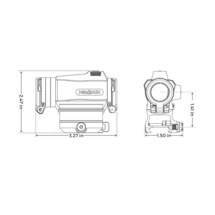 Holosun HE 515 CT RD titanium - Slika 8