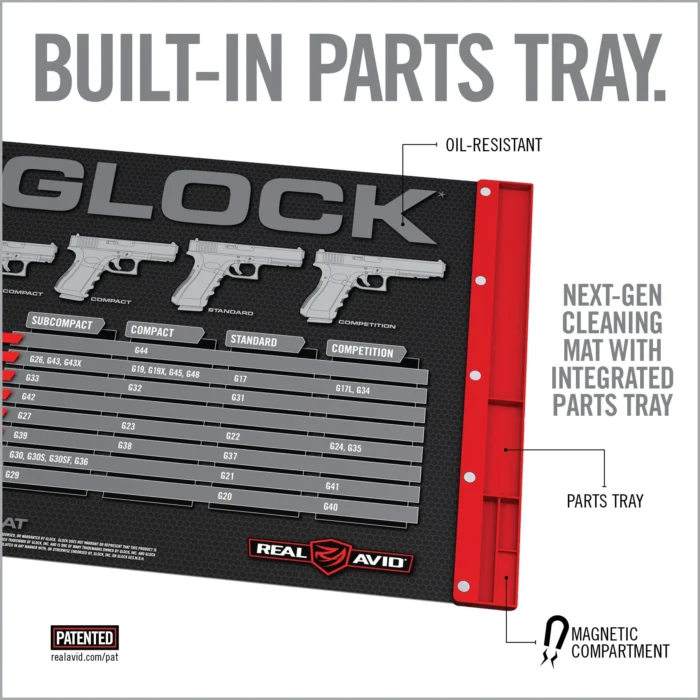 SMART MAT® FOR GLOCK PISTOLS - podloga za čišćenje - Slika 5