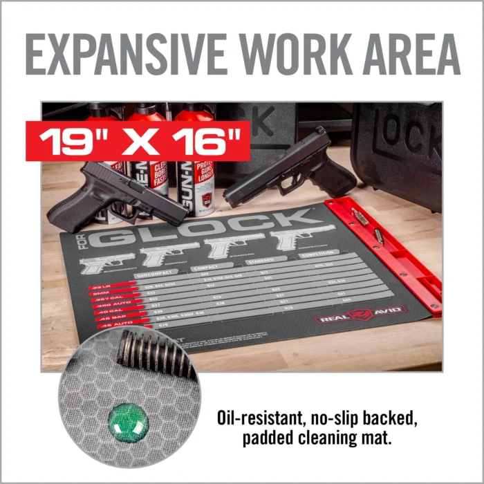 SMART MAT® FOR GLOCK PISTOLS - podloga za čišćenje - Slika 8