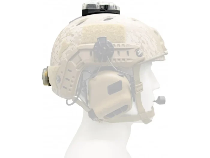 EARMOR Stealth Survival Light - za slem - crna - Slika 13