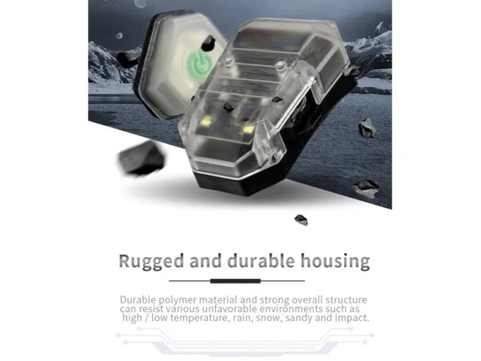 EARMOR Stealth Survival Light - za slem - crna - Slika 12