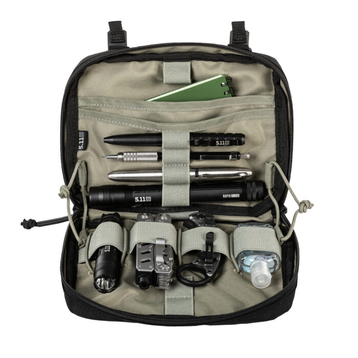 Flex Admin Pouch Large - crna i kengur braon - Slika 6