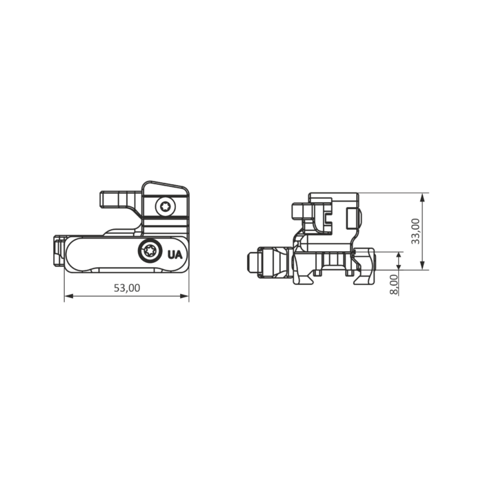 Davika RDM-03-QD Tactical Riser QD - Slika 4
