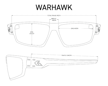 Dimenzije GATORZ Warhawk MILSPEC Ballistic okvira