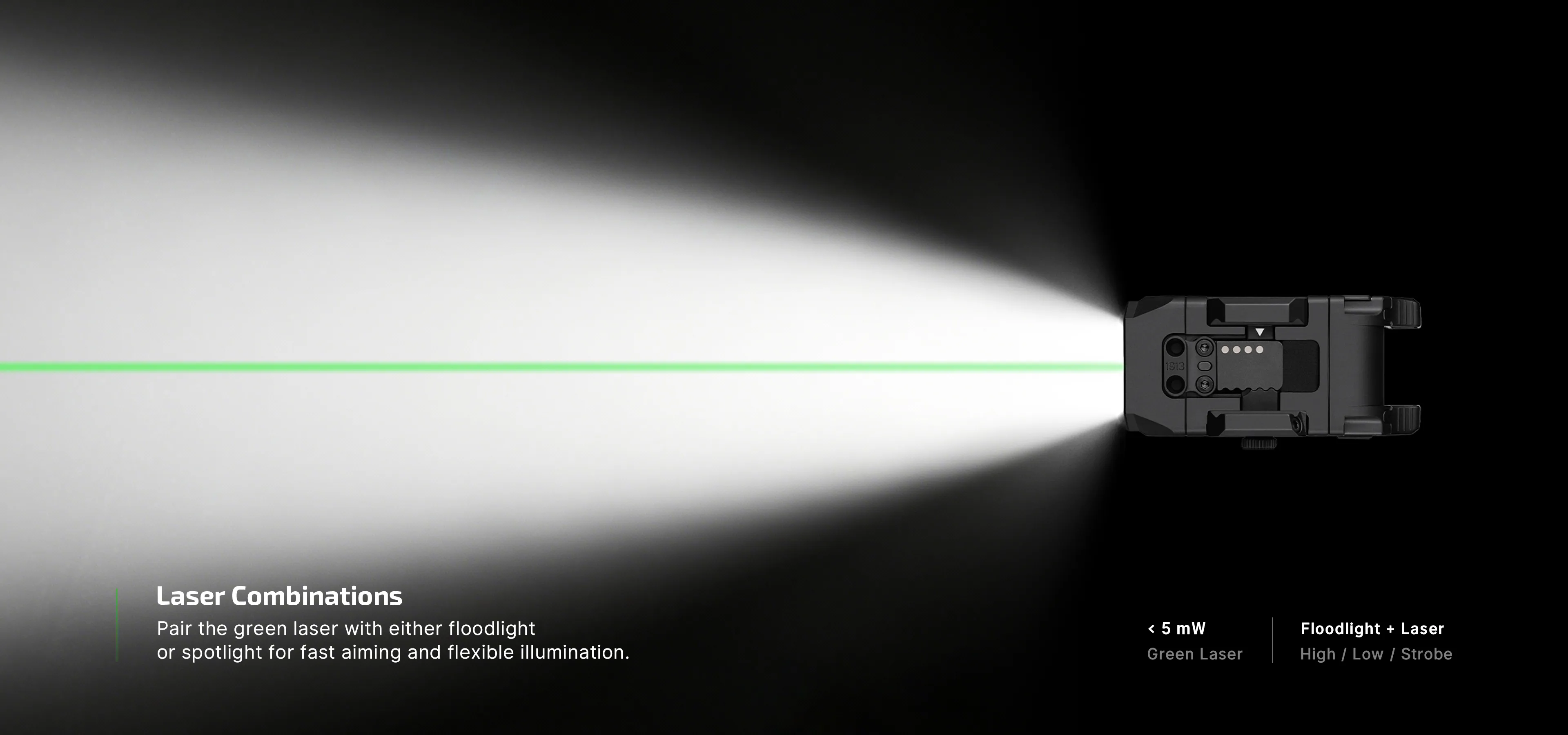 Olight PL X GL – kombinacija belog svetla i zelenog lasera