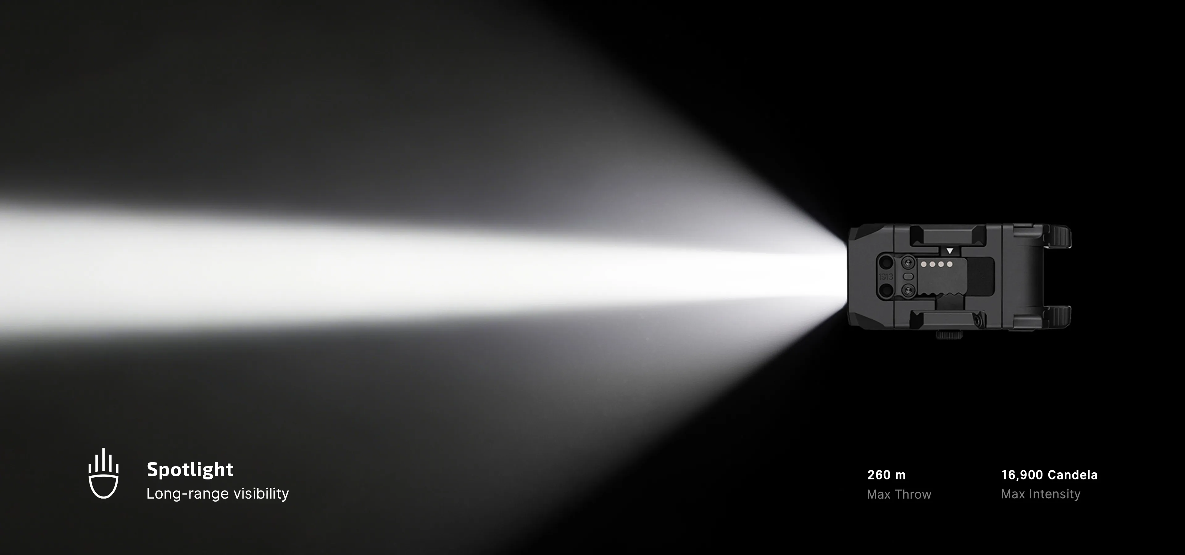Olight PL X GL – prikaz laserske i svetlosne funkcije